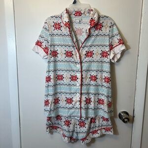 LuLaRoe DREAM Holiday Candy Short Pajama Set